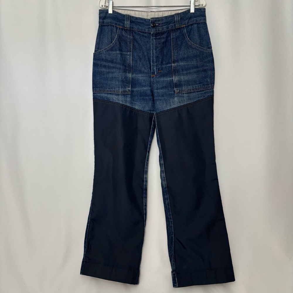 Vintage “Game winner” Jeans Men's Brush Guard Coated Denim Work Pants 34 X 30
